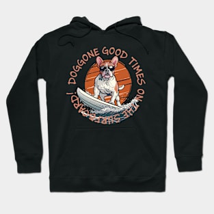 Dog Surfing 7706 Hoodie